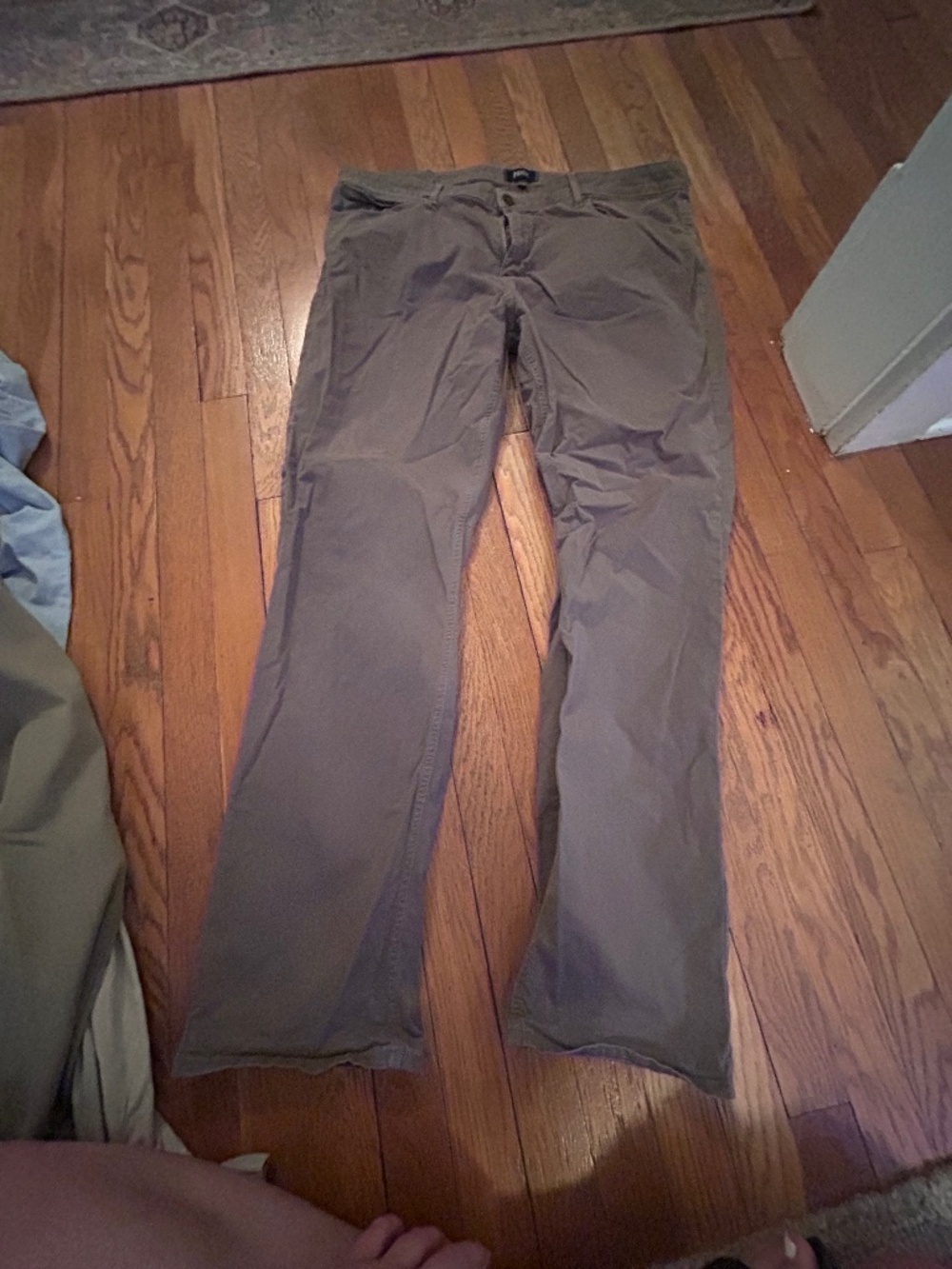 Paige Men's Olive Gray Pants Size 40 Made in USA